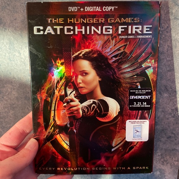 The Hunger Games Catching Fire DVD Like new! With sleave - Picture 1 of 1